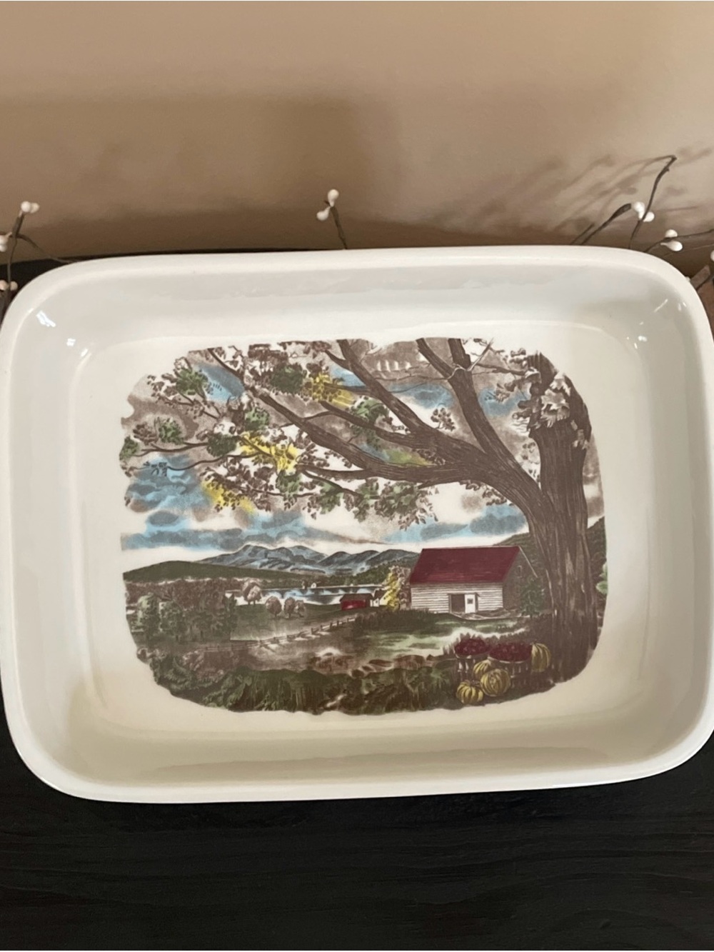 Johnson Brothers “The Friendly Village” Baking Dish - 8.5x11.5”